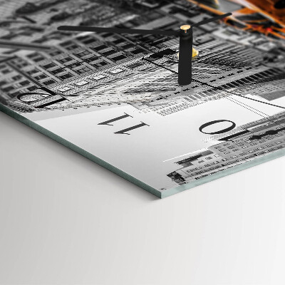 Square kitchen clock New York taxi