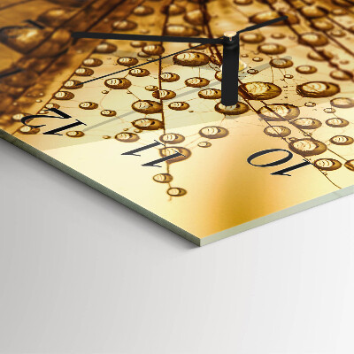 Square wall clock Dandelion