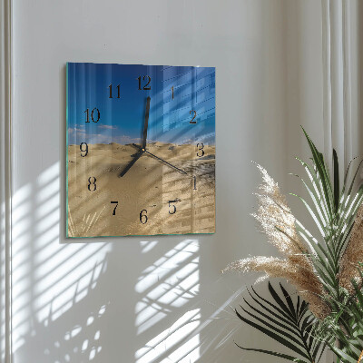 Square kitchen clock Desert