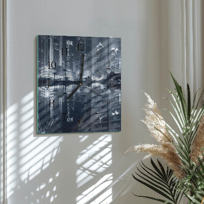Square wall clock Horizon