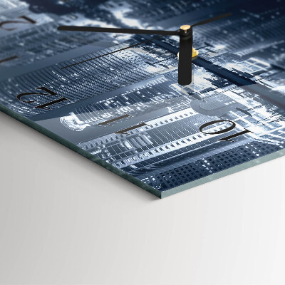 Square wall clock Horizon