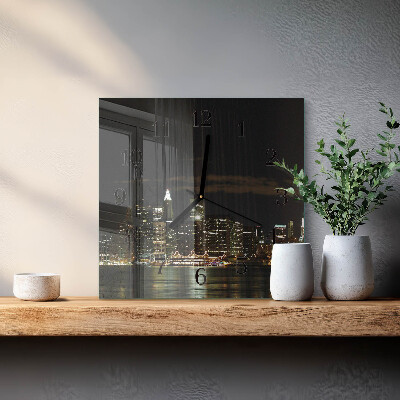 Square kitchen clock Horizon
