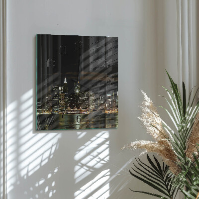 Square kitchen clock Horizon