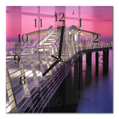 Square kitchen clock Pier