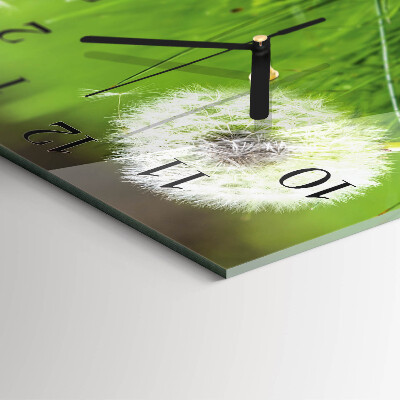 Square kitchen clock Dandelion