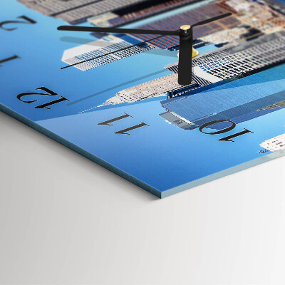 Square wall clock Horizon