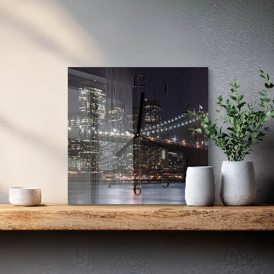Square wall clock Horizon
