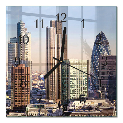 Square kitchen clock Horizon
