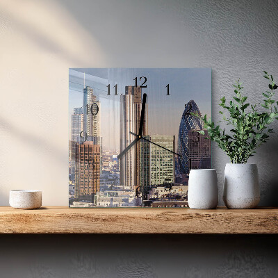 Square kitchen clock Horizon