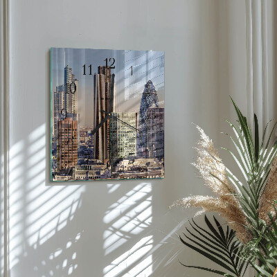 Square kitchen clock Horizon