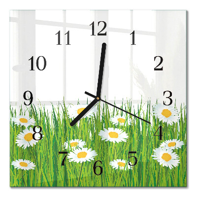 Square kitchen clock Daisy