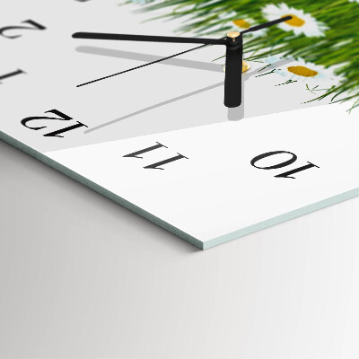 Square kitchen clock Daisy