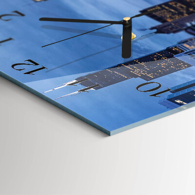Square kitchen clock Horizon