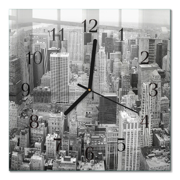 Square wall clock Horizon