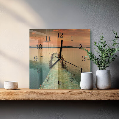 Square kitchen clock Network