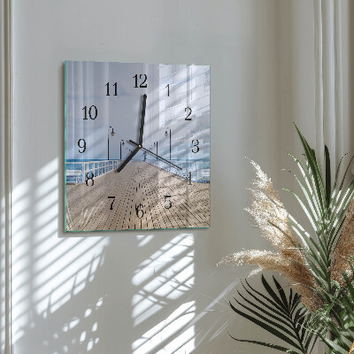 Square kitchen clock Pier