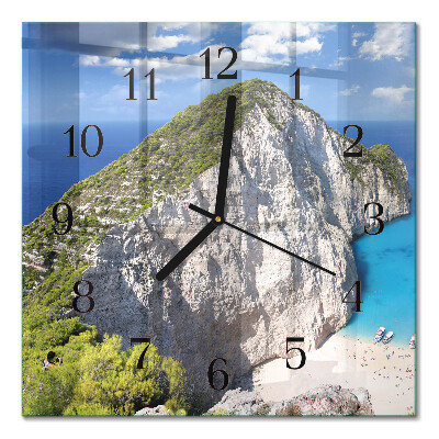 Square wall clock Cliff
