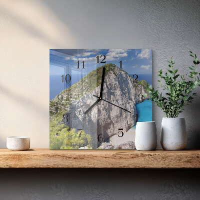 Square wall clock Cliff