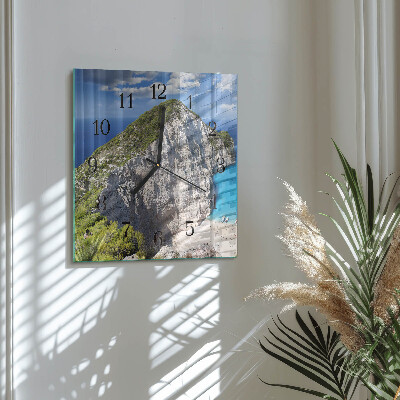 Square wall clock Cliff
