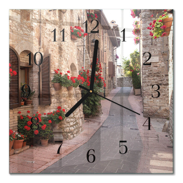 Square wall clock Avenue