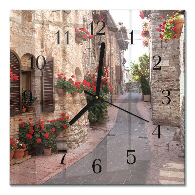 Square wall clock Avenue