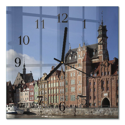 Square kitchen clock Gdansk