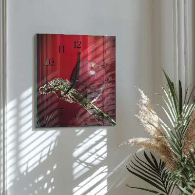 Square wall clock Apple