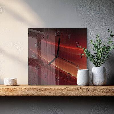 Square kitchen clock Abstraction
