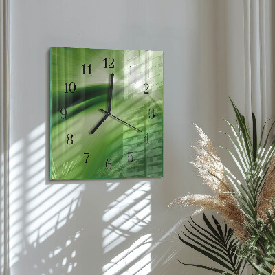 Square wall clock Abstraction
