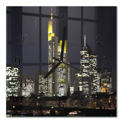 Square kitchen clock Horizon