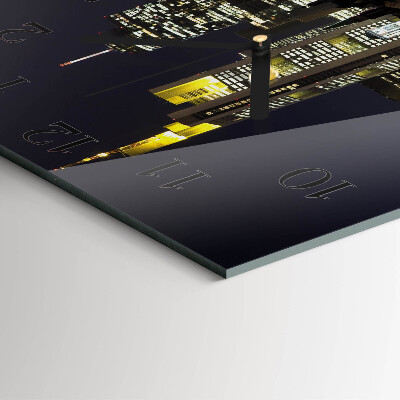 Square kitchen clock Horizon