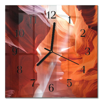 Square kitchen clock Cave