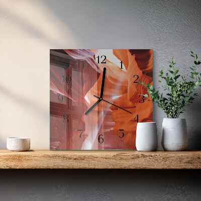 Square kitchen clock Cave