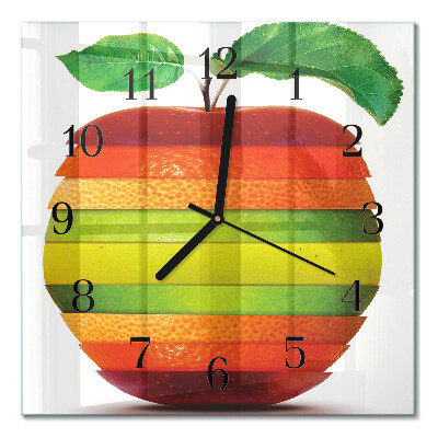 Square wall clock Apple
