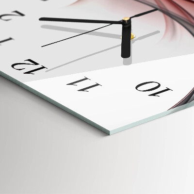 Glass clock square Abstraction