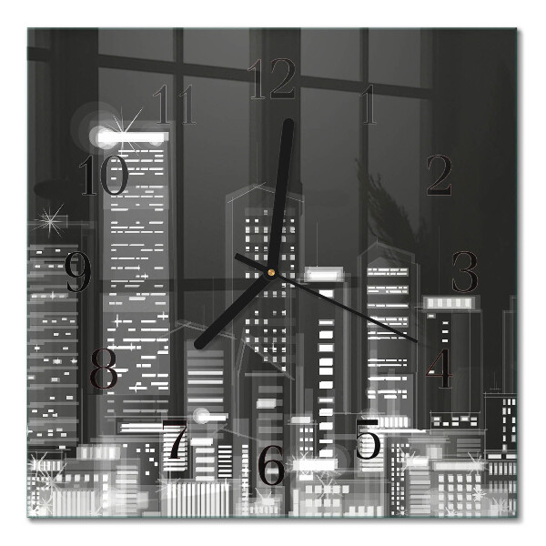 Square wall clock Horizon