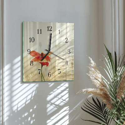 Square kitchen clock Poppy