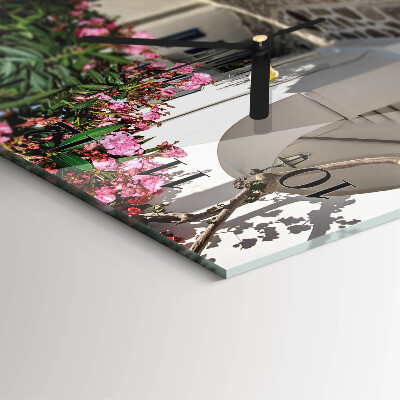 Square wall clock Flower Alley