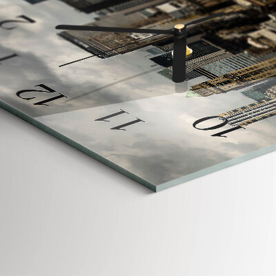 Square kitchen clock Horizon