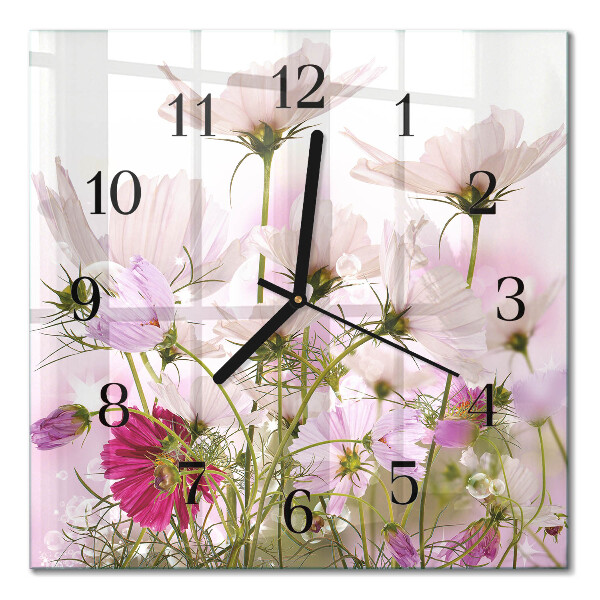 Square wall clock Cosmos