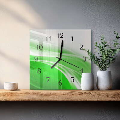 Glass clock square Abstraction