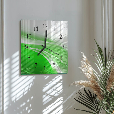 Glass clock square Abstraction