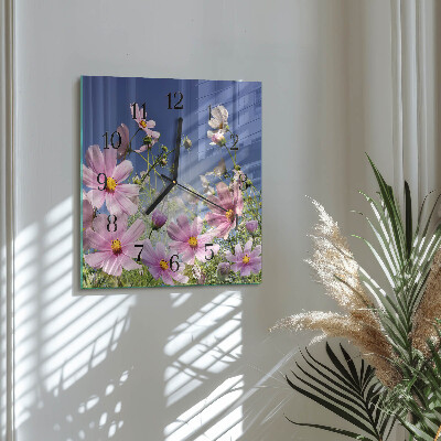 Square kitchen clock Cosmos