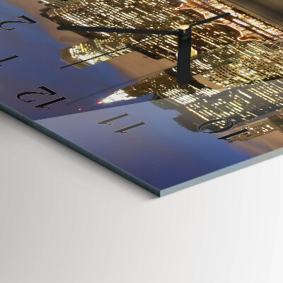 Square kitchen clock Horizon