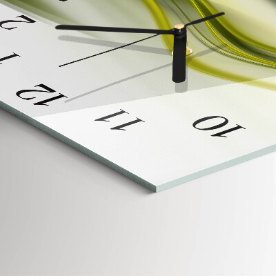 Square wall clock Abstract lines