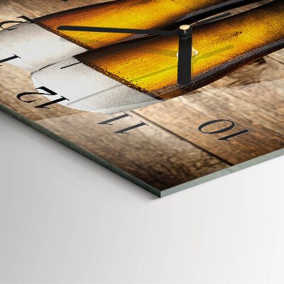 Square kitchen clock Beer