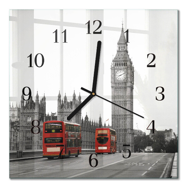 Glass clock square London