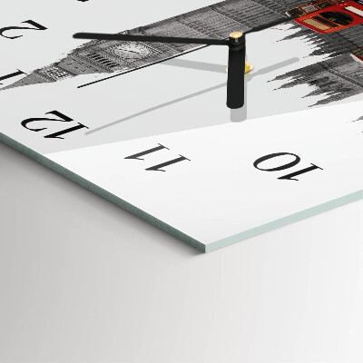 Glass clock square London