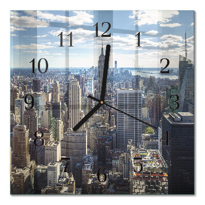 Square wall clock City