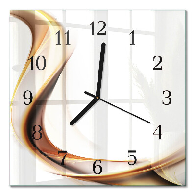 Glass clock square Abstraction
